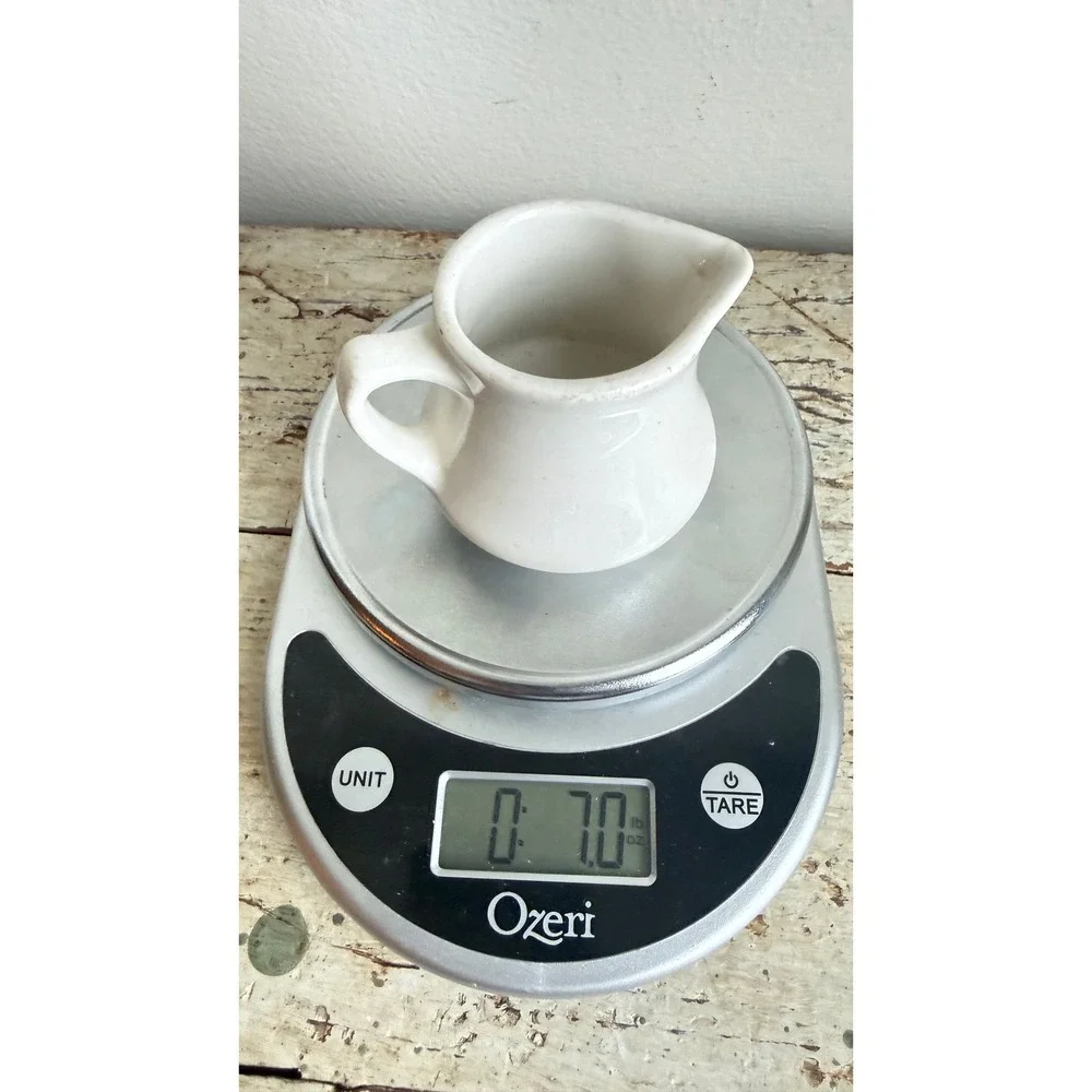 Vintage Homer Laughlin Best China White Ceramic Creamer Pitcher USA CSGC
